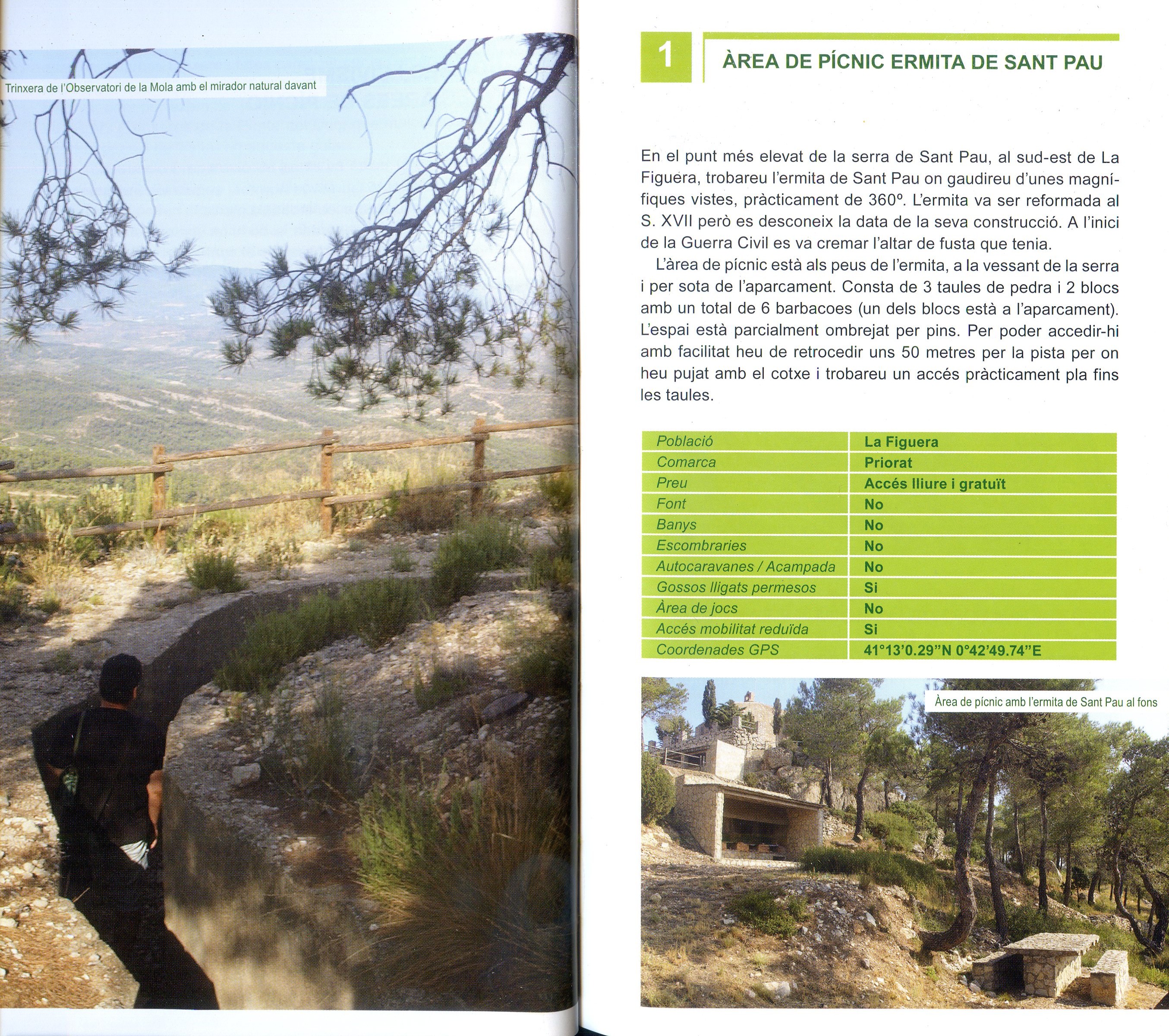 13 àrees de pícnic per visitar espais de la Batalla de l'Ebre - Miniatura 3